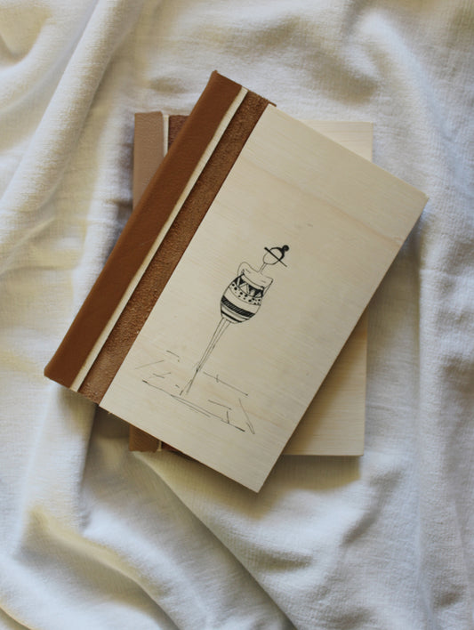 Wooden Notebook, Wooden Journal, A5 notebook